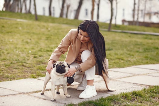 puppy enjoying a walk