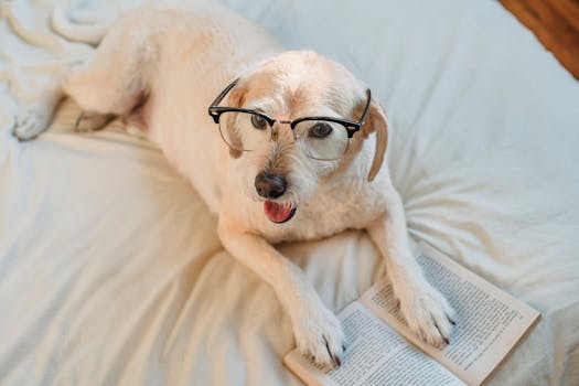 happy puppy learning commands